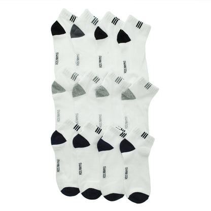 Assorted Prints Unisex Low Cut Trainer Socks (12-Pairs)