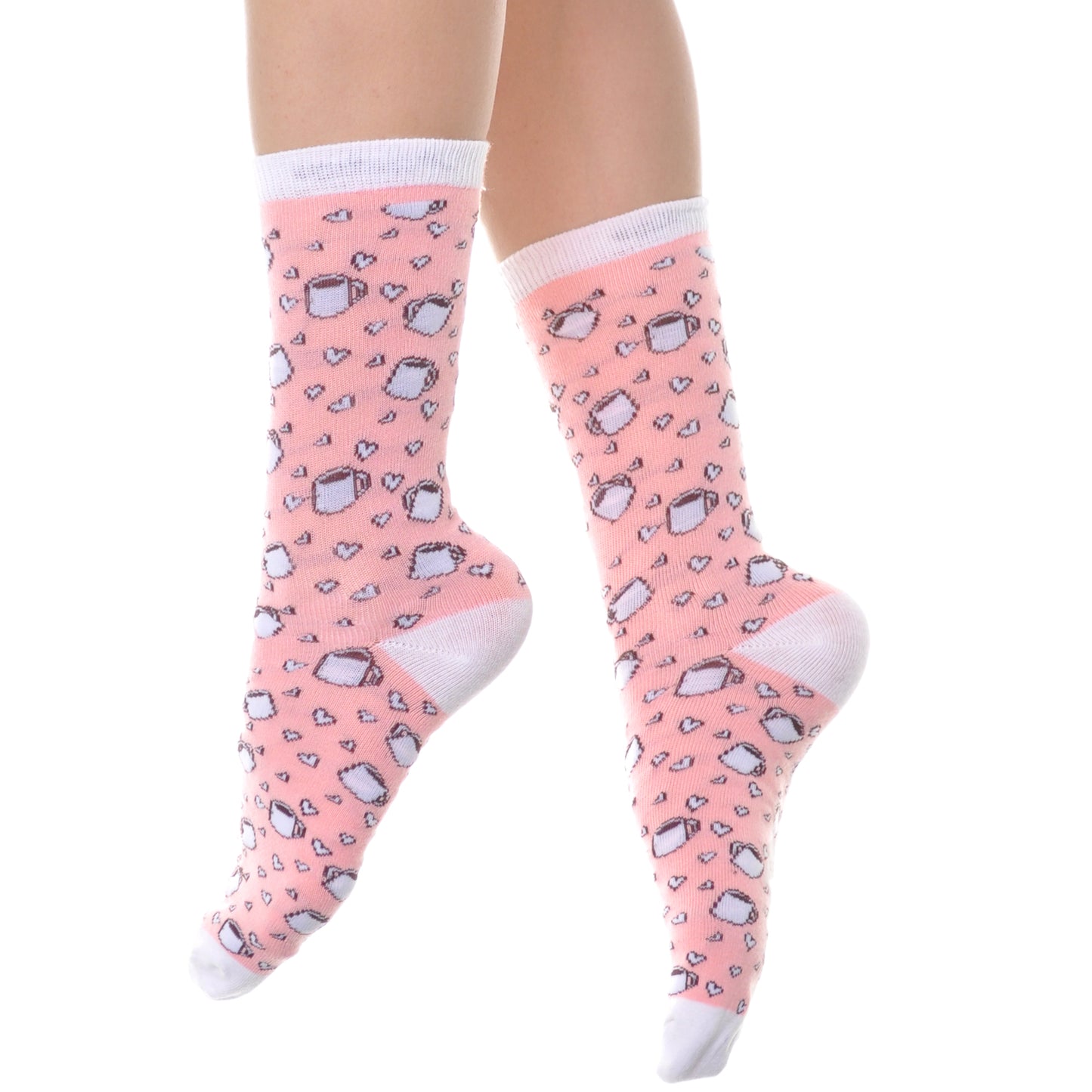 Angelina Novelty Foodie Crew Socks (1 Dozen), #2554