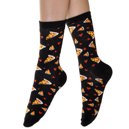 Angelina Novelty Foodie Crew Socks (1 Dozen), #2554