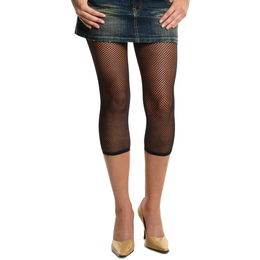Angelina Fishnet Footless Tights (6-Pack), #5298