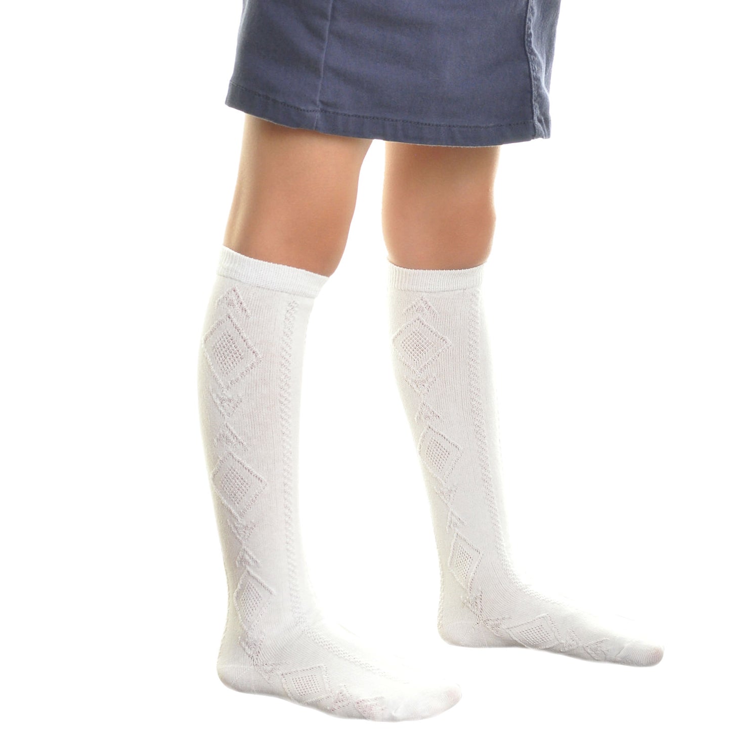 Angelina Classic Uniform Knee-High School Socks (12-Pairs), #3102