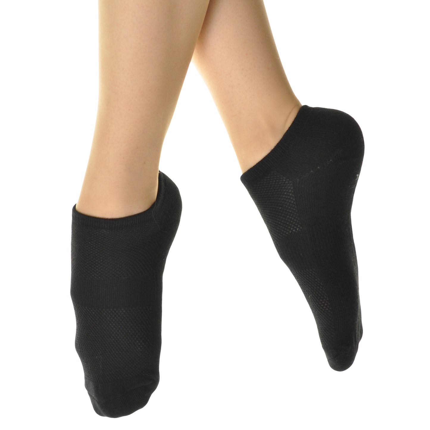 Angelina Unisex No-Show Socks with Cushioned Soles (12-Pack), #XNSOCK