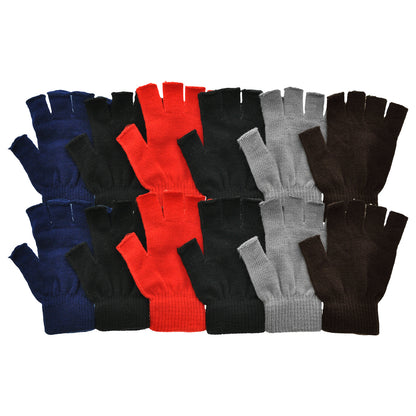 Angelina Finger Less Gloves (12-Pairs), #WG1167