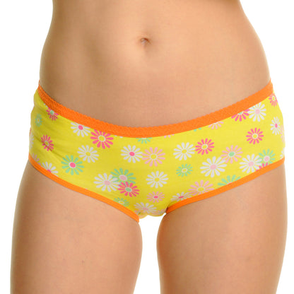 Angelina Flowers Design Bikini Panties (12-Pack), #G3305