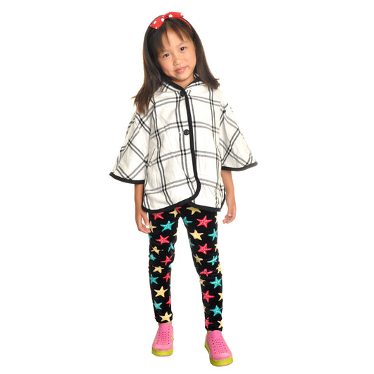 Maria Rosa Girls Plush Winter Leggings in Assorted Designs (6-Pack), #0040