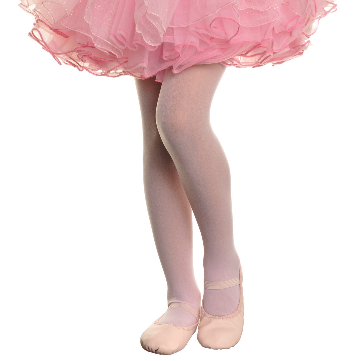 Angelina Girls Opaque Footed Ballet Tights (6-Pack)