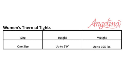 Angelina Winter Brushed Interior Thermal Tights (6-Pack), #009