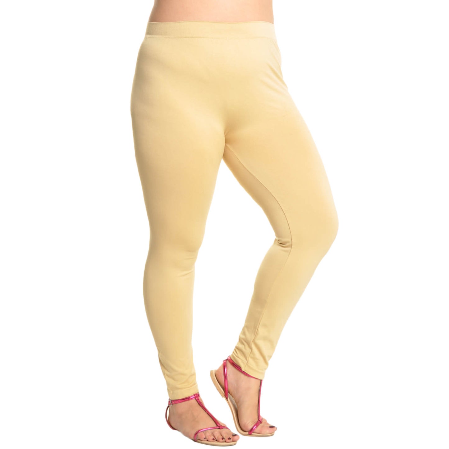 Angelina Queen Size Full Length Seamless Leggings (6 or 12 Pack), #SE1011