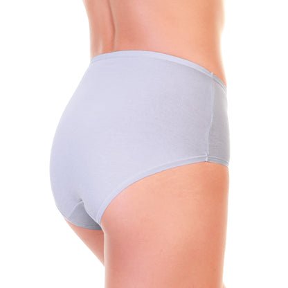 Angelina Cotton Hiphugger Panties with Mesh Front Layer (12-Pack), #G6743