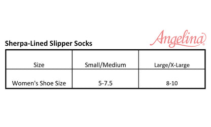 Angelina Winter-Weight Sherpa-Lined Slipper Socks w/ Fair Isle Print (2-Pairs), #WF1921