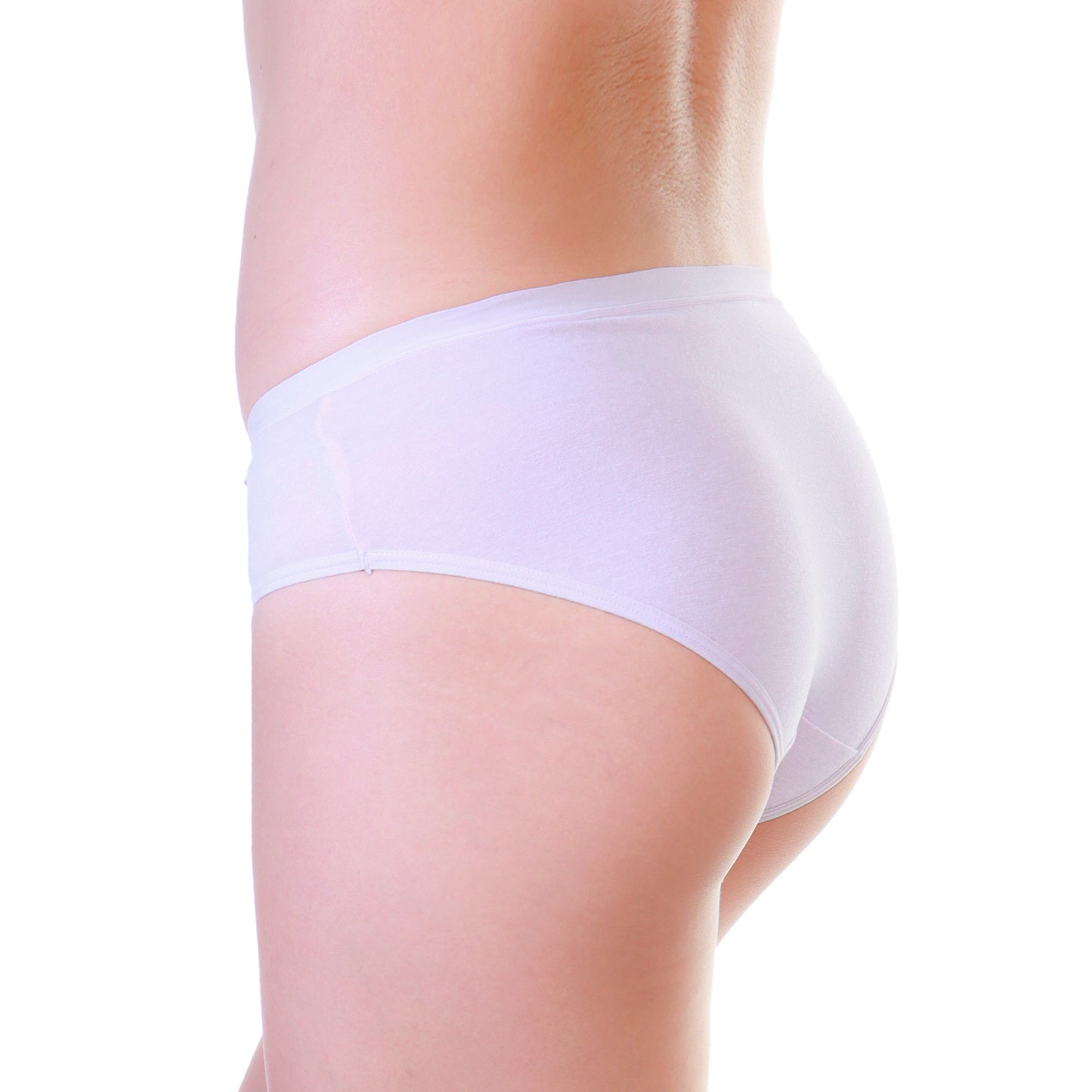 Angelina Cotton Hiphugger Panty with Ruched Detail (12-Pack), #G6767