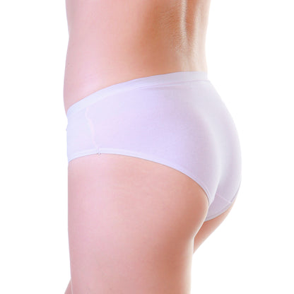 Angelina Cotton Hiphugger Panty with Ruched Detail (12-Pack), #G6767