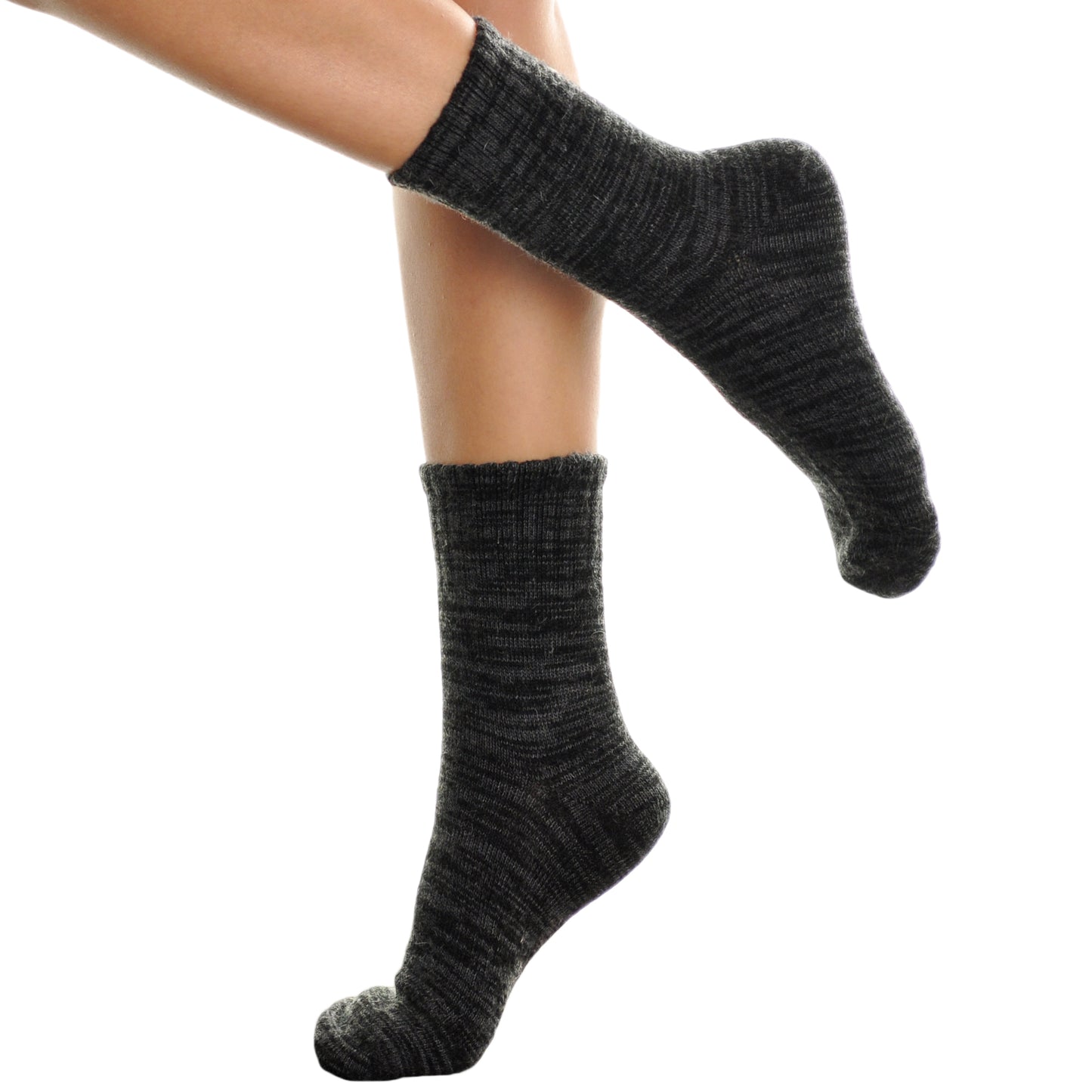 Angelina Marled Unisex Wool Blend Crew Socks (3-Pairs), #2550