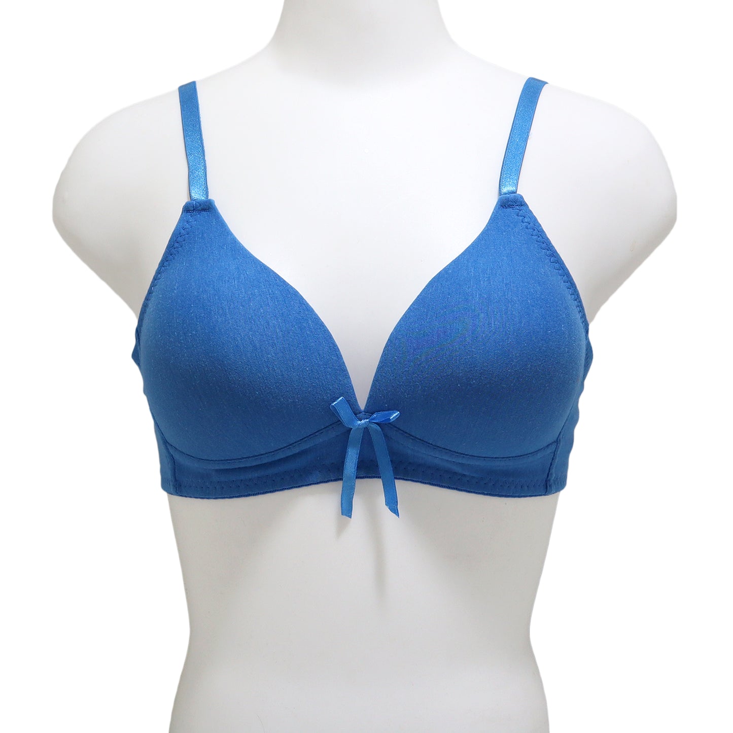 Angelina Wire-Free, Lightly Padded Cotton A-Cup Bra (6-Pack), #B131A