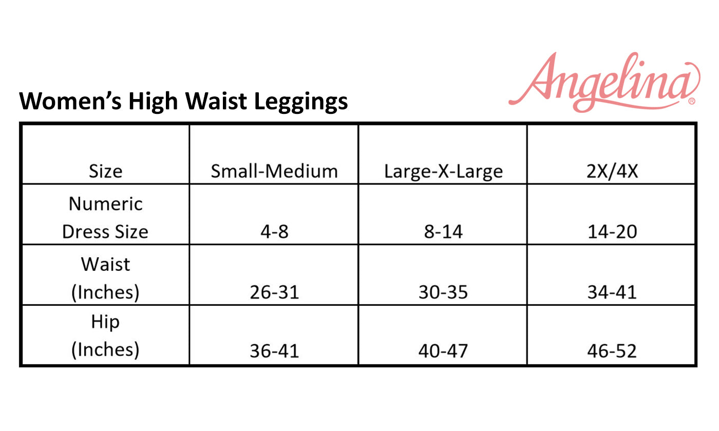 Angelina Women's Microfiber High Waist Full Coverage Cropped Legging (4-Pack), #138