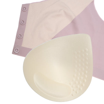 Wireless Laser Cut Front Snap Button Bras (6-Pack), #B142