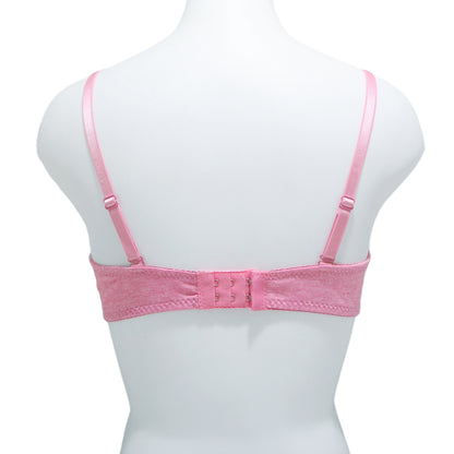 Angelina Wire-Free Cotton Marled A Cup Bra (6-Pack), #B979A