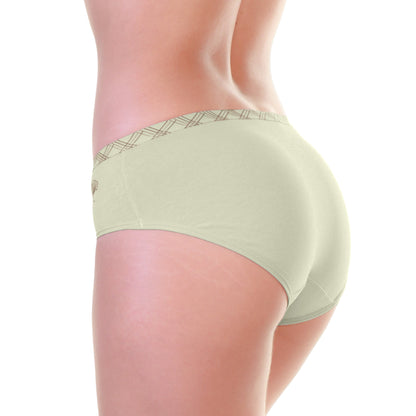 Angelina Cotton Hiphugger Panties with Flower Detail (12-Pack), #G6854