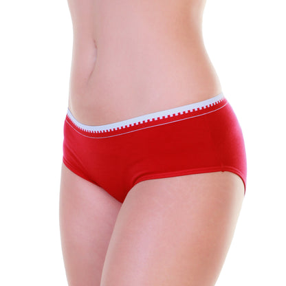 Angelina Cotton Hiphugger Panties with Elastic Waistband (12-Pack), #G6877