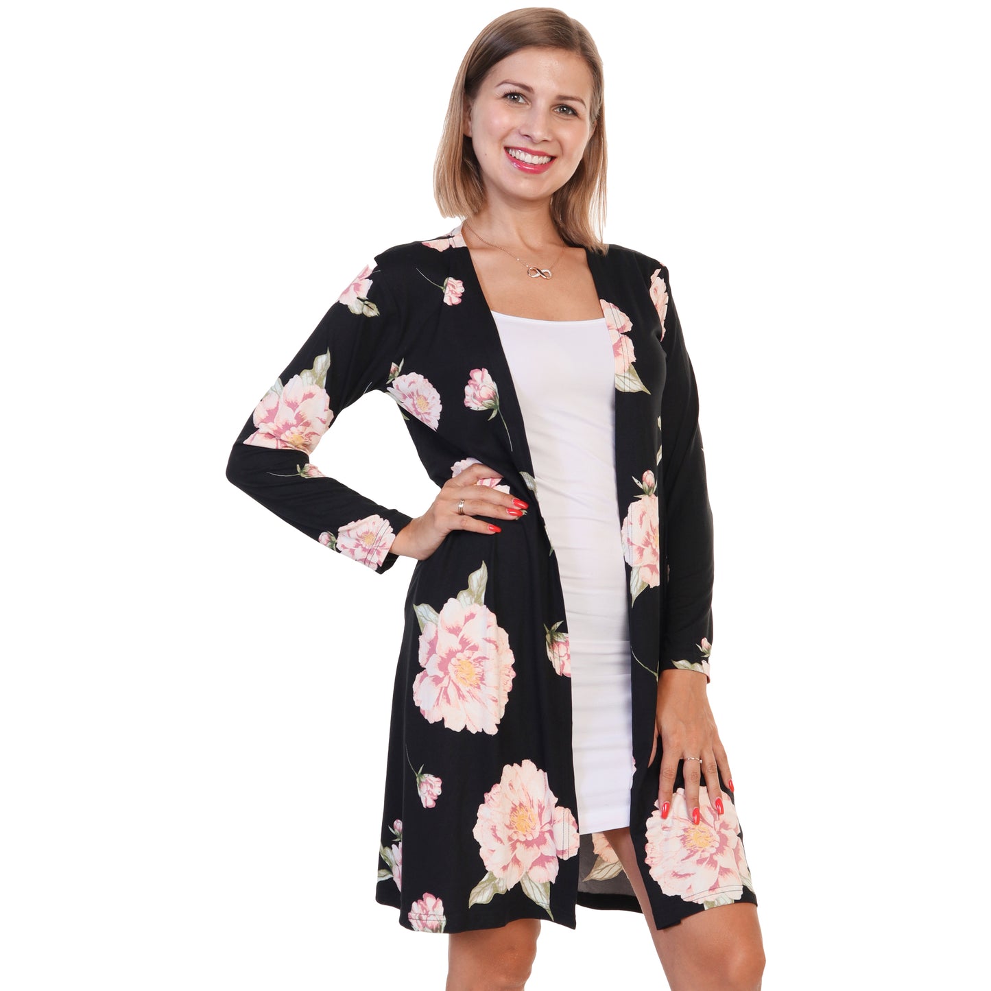 Brushed Microfiber Nightgown and Cardigan Lounge Wear Set (Sold Separately )