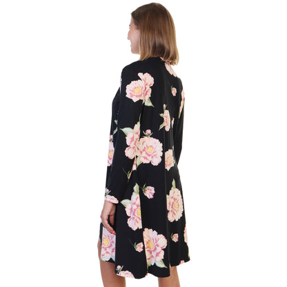 Brushed Microfiber Nightgown and Cardigan Lounge Wear Set (Sold Separately )