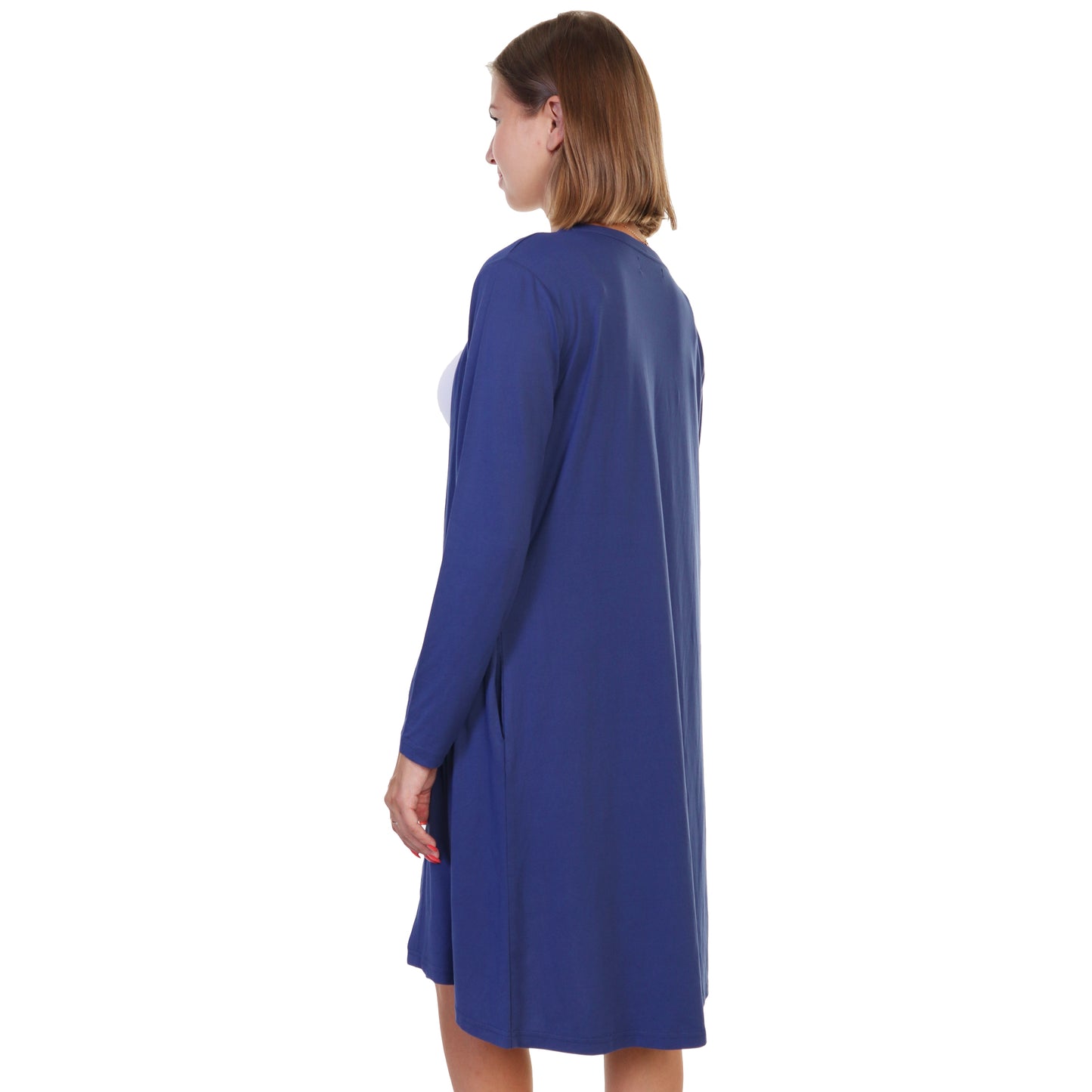 Brushed Microfiber Nightgown and Cardigan Lounge Wear Set (Sold Separately )