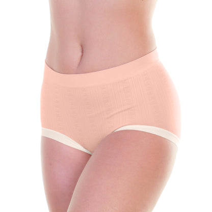 Angelina Seamless Classic Mid-Rise Briefs (12-Pack), #SE921P