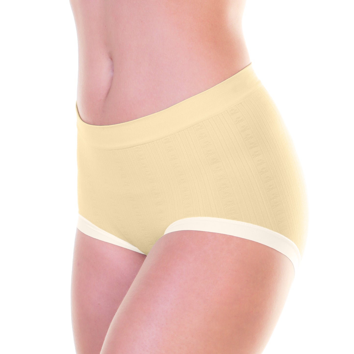 Angelina Seamless Classic Mid-Rise Briefs (12-Pack), #SE921P