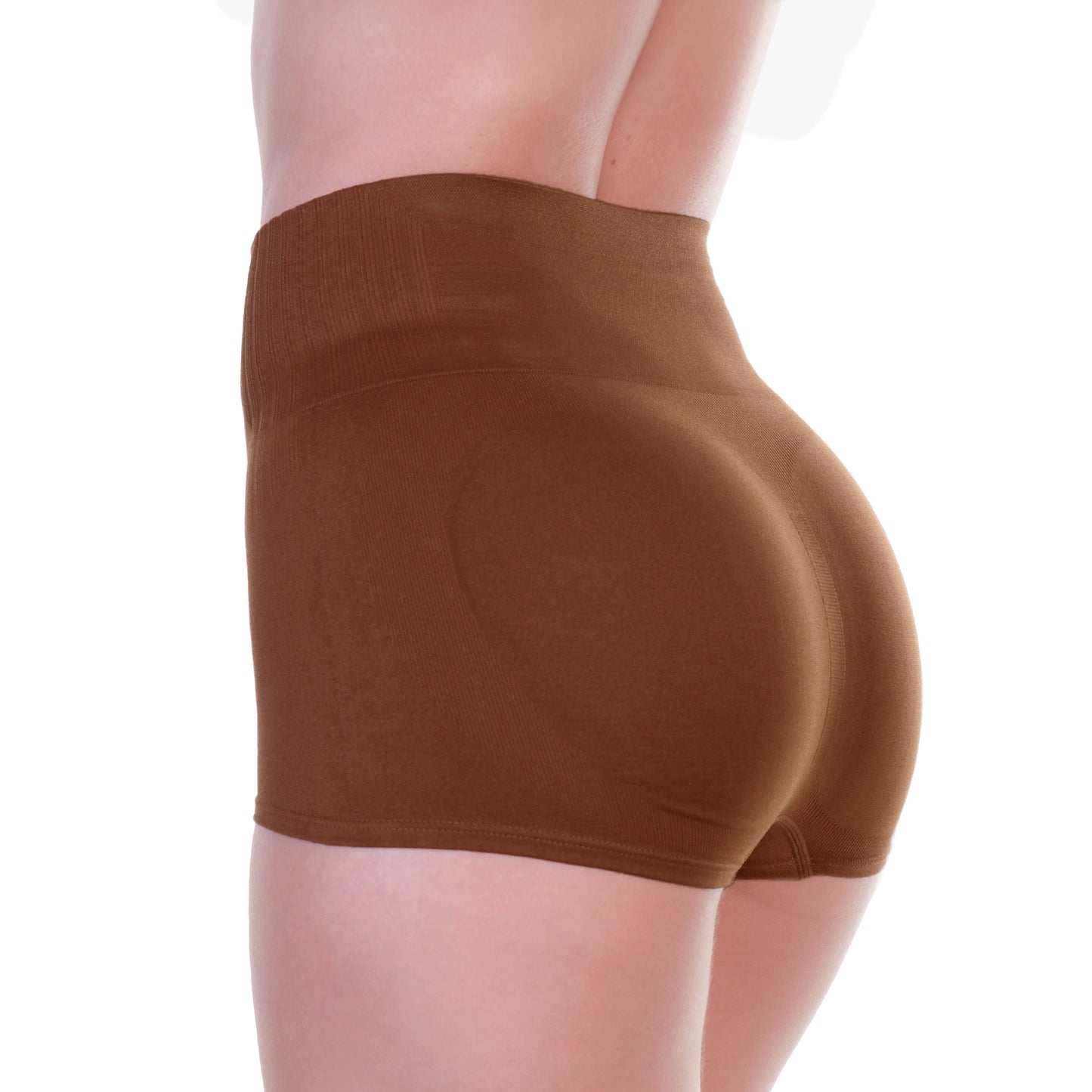 Angelina Seamless High Waist Shaping Boyshorts (6-Pack), #SE925P