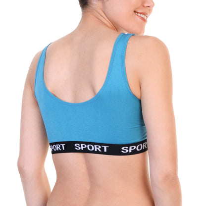 Seamless Wire-free Bralette with Sport Print (6-Pack), #SE959