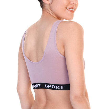 Seamless Wire-free Bralette with Sport Print (6-Pack), #SE959