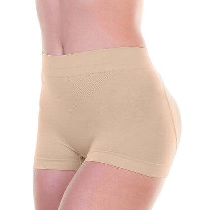 Angelina Seamless Padded Butt Lifting Boyshorts (6-Pack), #SE986