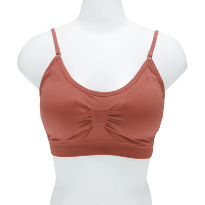 Angelina Seamless Wireless Microfiber Bralette (6-Pack), #SE995