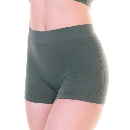 Angelina Seamless Microfiber Boyshort Panties (12-Pack), #SE997P