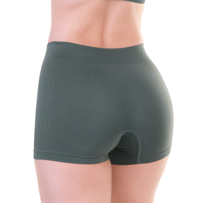 Angelina Seamless Microfiber Boyshort Panties (12-Pack), #SE997P
