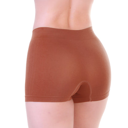Angelina Seamless Microfiber Boyshort Panties (12-Pack), #SE997P