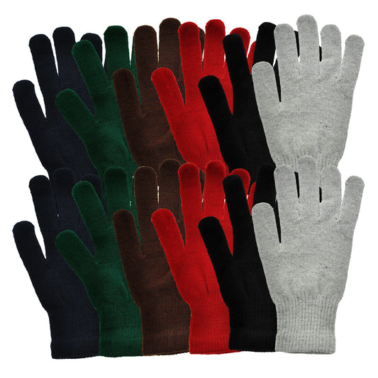 Angelina Unisex Knitted Gloves (12-Pack), #WG169