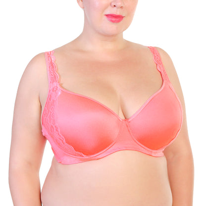Angelina Wired, Padded Extended Size Bras with Cushioned Straps (6-Pack), #B220D