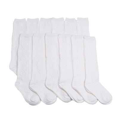 Angelina Classic Uniform Knee-High School Socks (12-Pairs), #3102