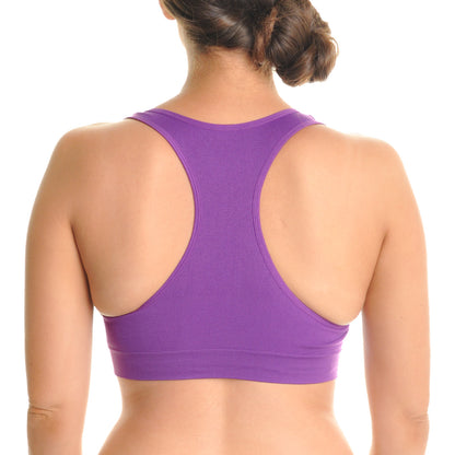 Angelina Seamless Classic Racerback Bralette (6 or 12 Pack)