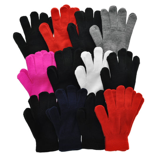 Angelina Unisex Knitted Fingerless Gloves (12-Pack), #WG168