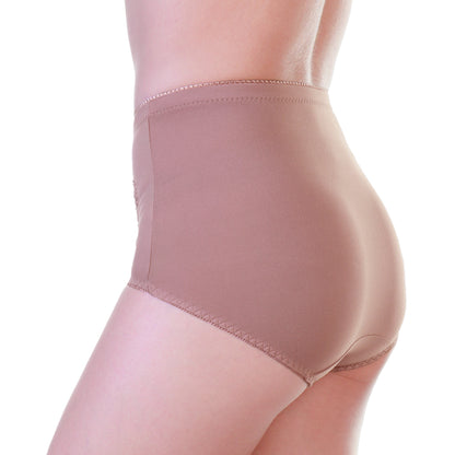 Angelina Cotton Classic High-Rise Briefs with Embossed Swirl Heart (12-Pack), #G6756