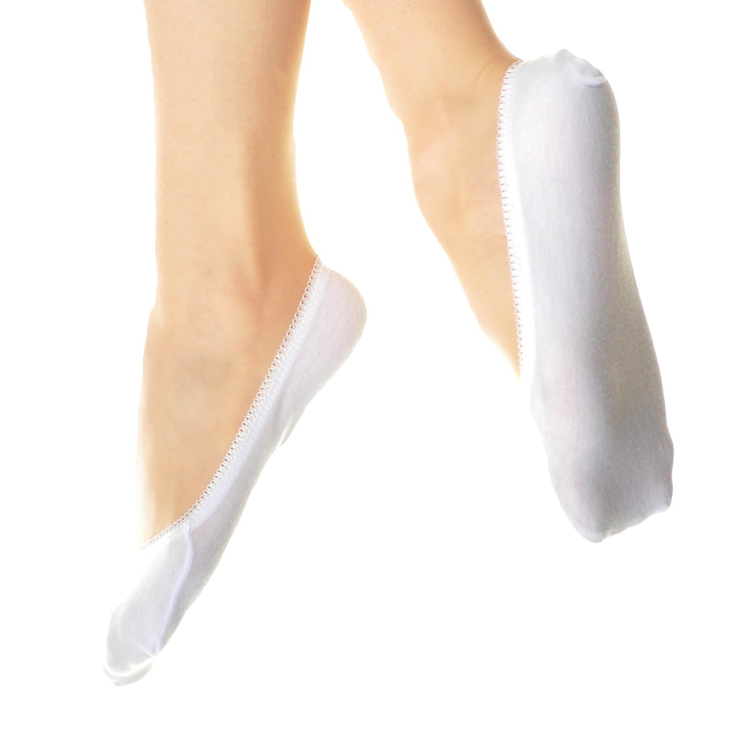 Angelina Cotton No-show Liner Socks (12-Pairs), #SK33