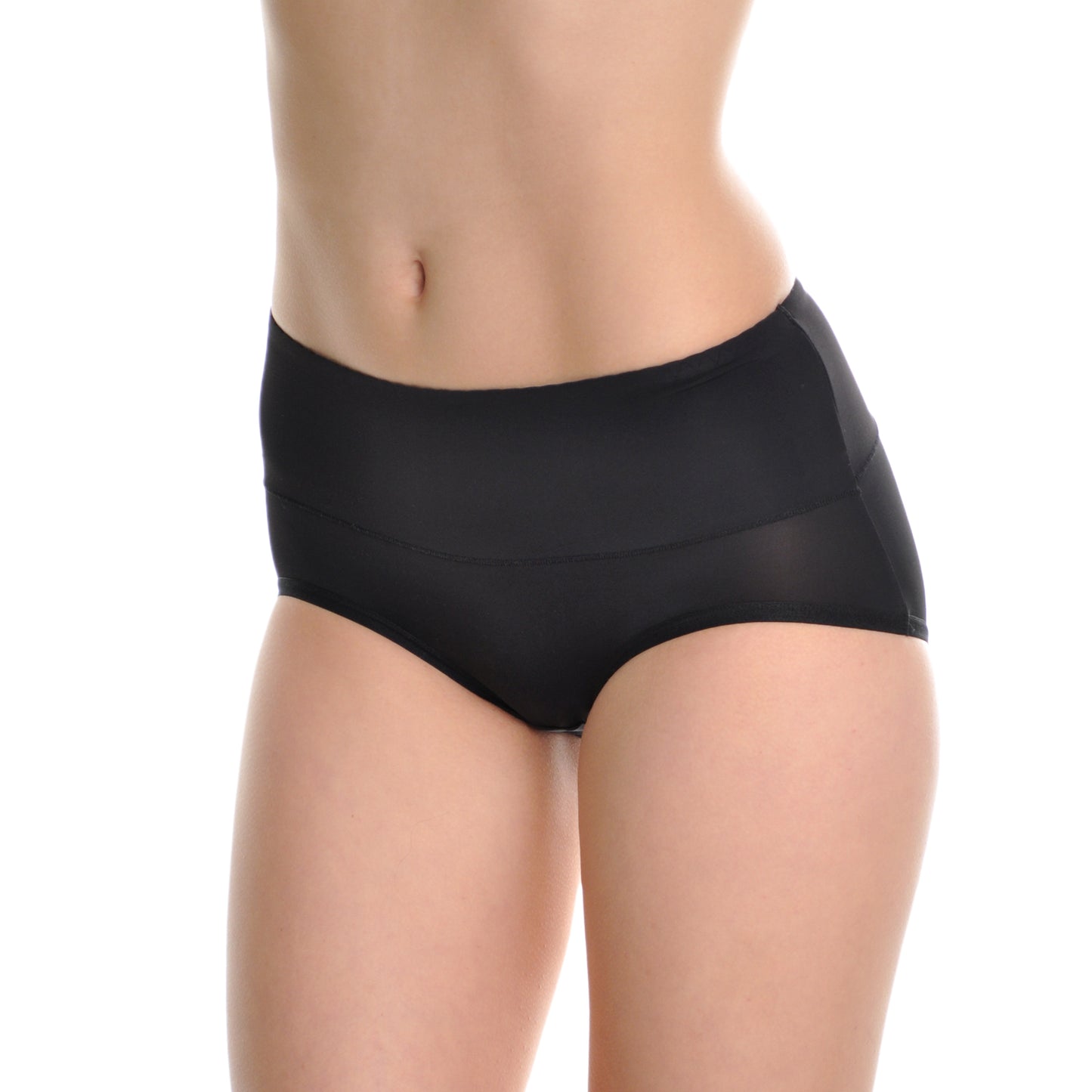 Angelina Microfiber High Waist Light Control Briefs (12-Pack), #G3072