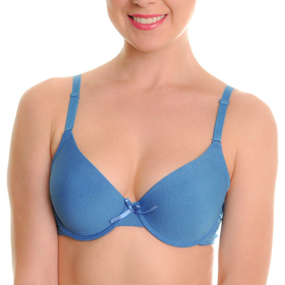 Angelina Wired T-Shirt Bra with U-Shape Back (6-Pack), #B862