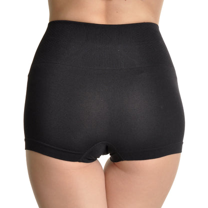 Angelina Women's Seamless Boxers with High Waist Control Top (6 or 12 Pack), #SE325