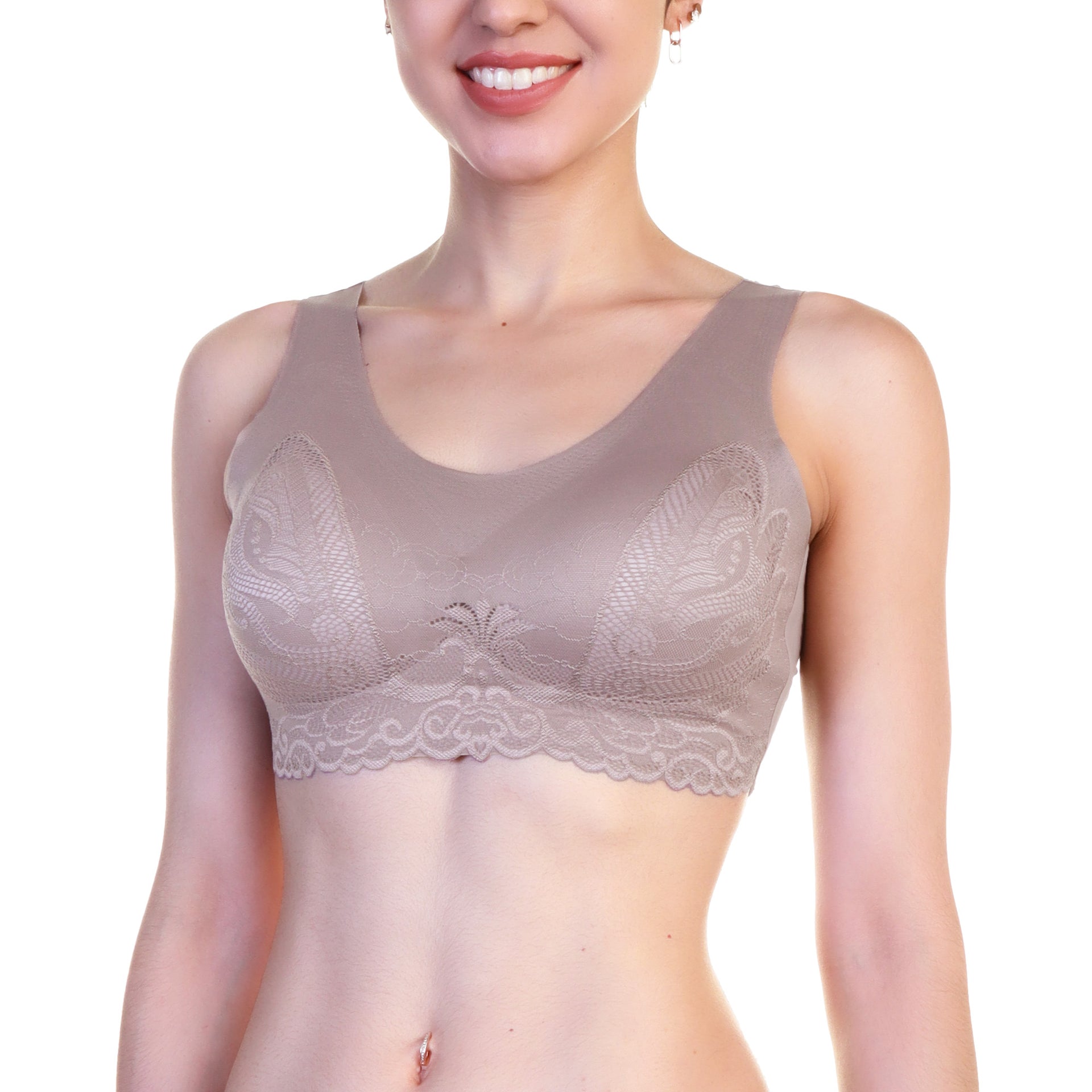 Angelina Wire-free Full Coverage Bras with Adjustable Straps