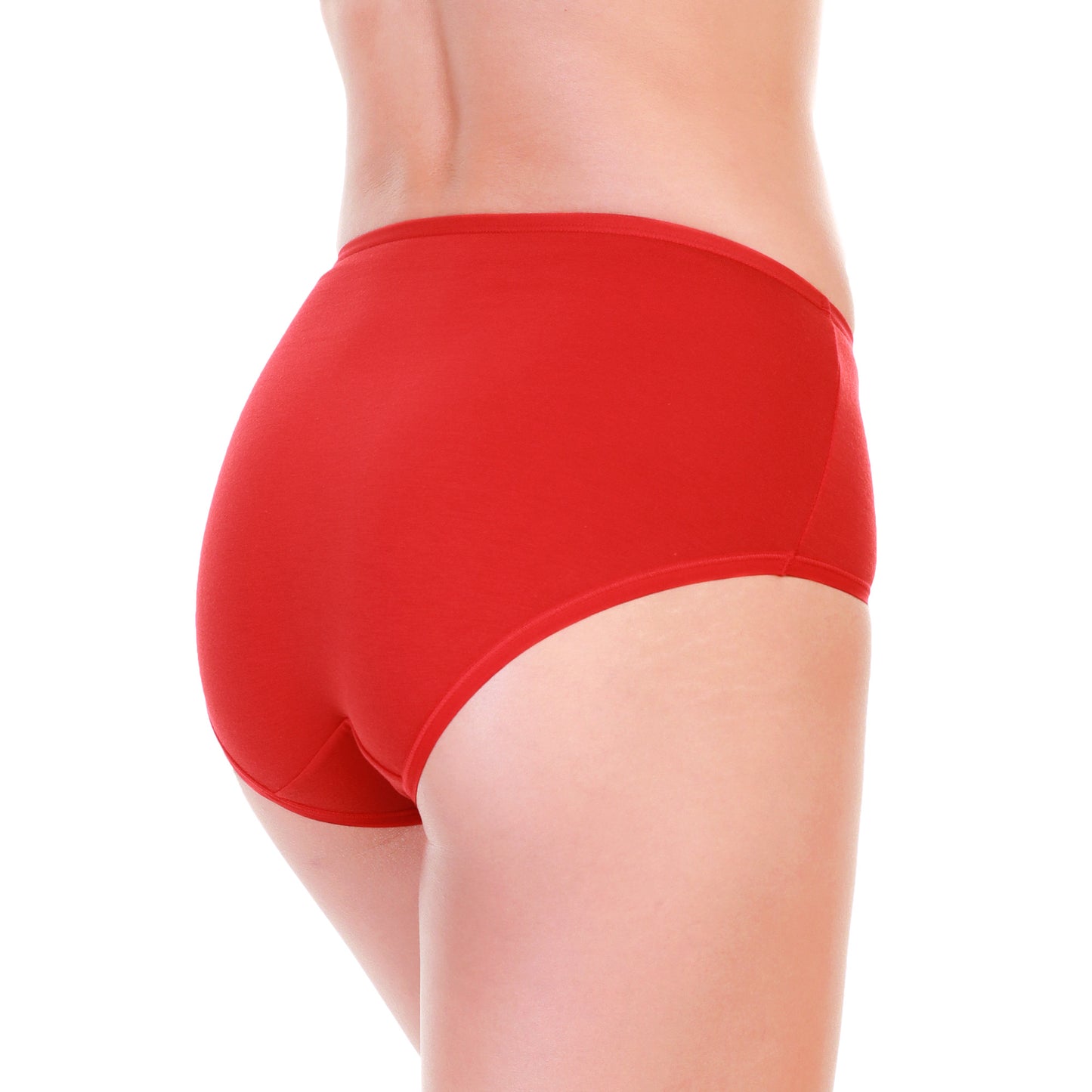 Angelina Cotton Hiphugger Panties with Mesh Front Layer (12-Pack), #G6743