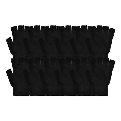 Angelina Finger Less Gloves (12-Pairs), #WG1167