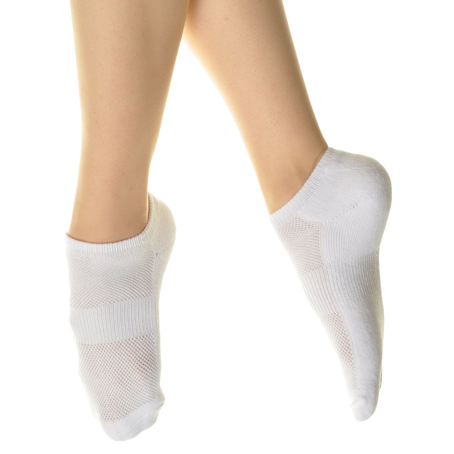 Angelina Unisex No-Show Socks with Cushioned Soles (12-Pack), #XNSOCK